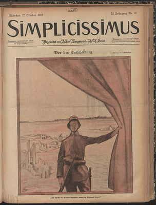 Simplicissimus - 22 octobre 1918